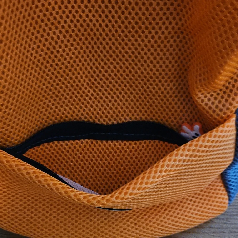 Orange and Gray Backpack Pet Carrier